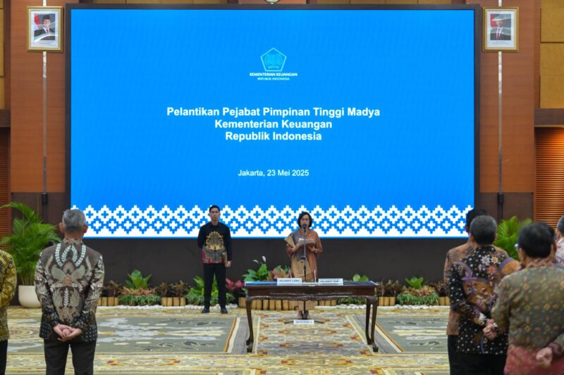 Menkeu Lantik 22 Pejabat Pimpinan Tinggi Madya Kemenkeu