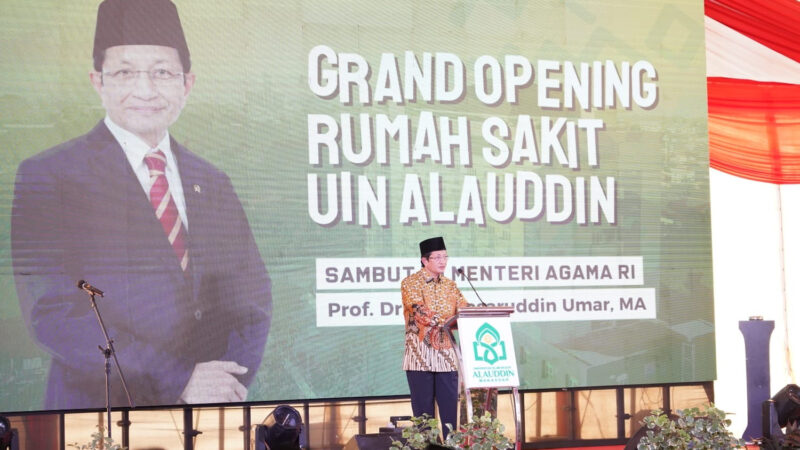 Menteri Agama Resmikan Rumah Sakit UIN Alauddin Makassar
